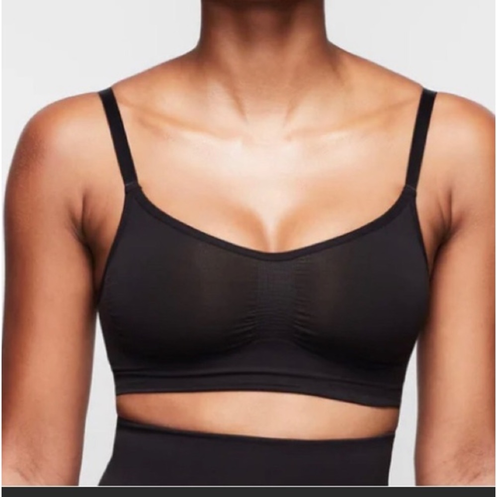 SKIMS Seamless Sculpt Bralette- Onyx/ Size L/XL